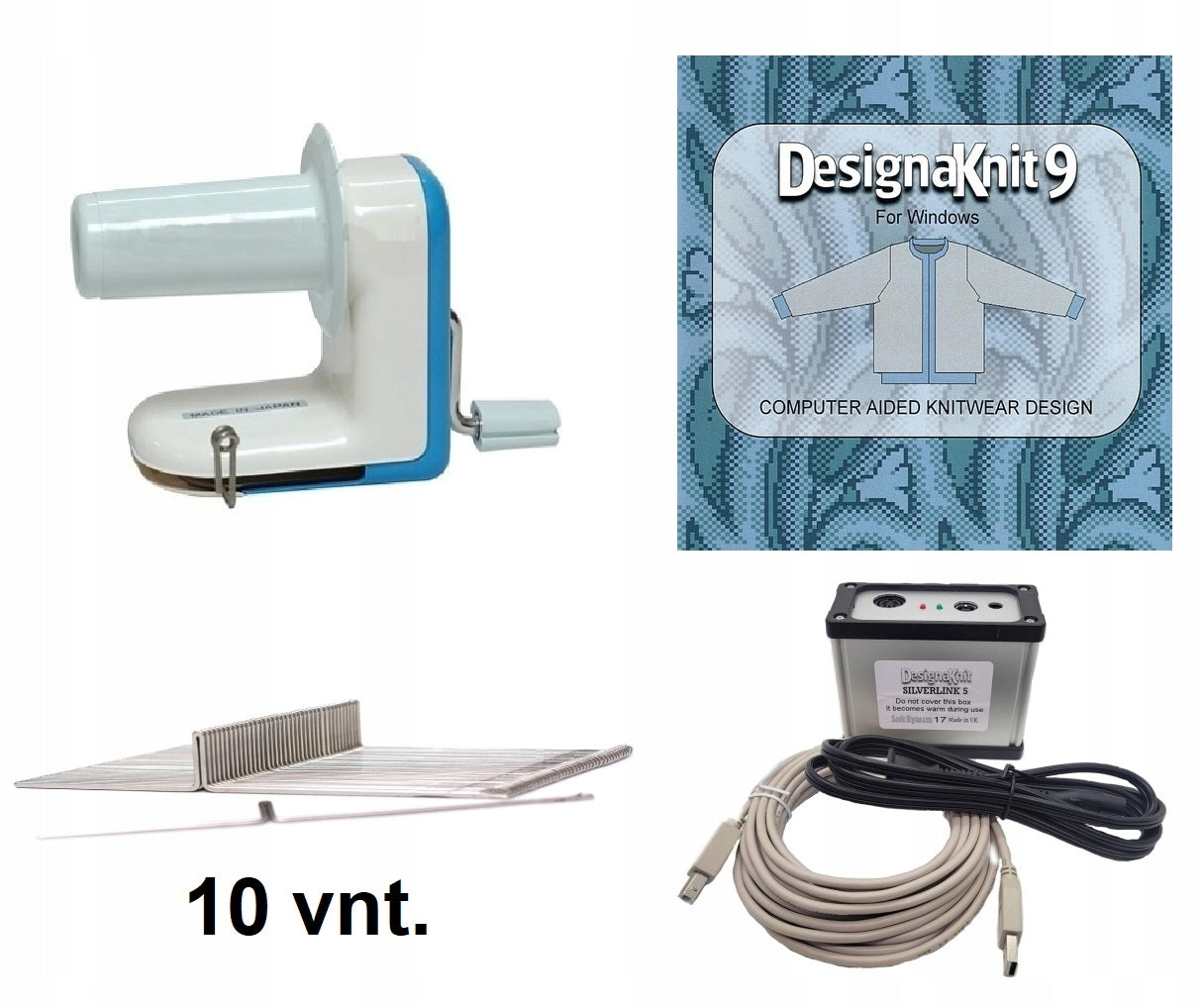 Set (knitting machine SK840/SRP60N/DK9) Packaging status original