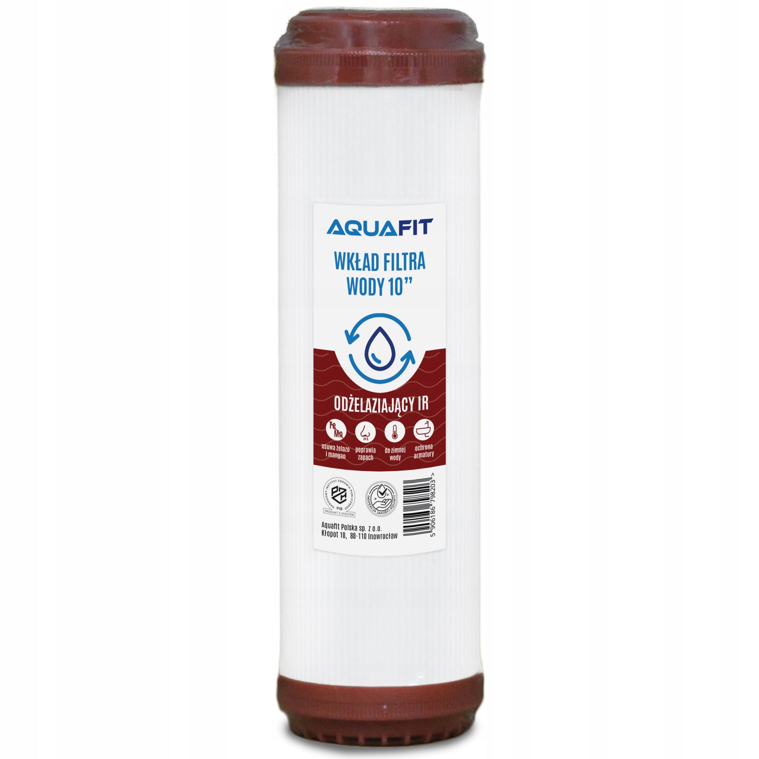 Set of 10" Water Filter Cartridges for Whole House 3 Degrees of Filtration AQUAFIT Capacity 0 l