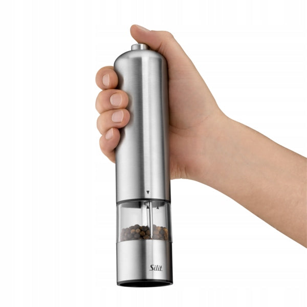 Set of 2 electric grinders Silit for salt pepper spices steel Manufacturer code ZEST-MAG_NOWE186