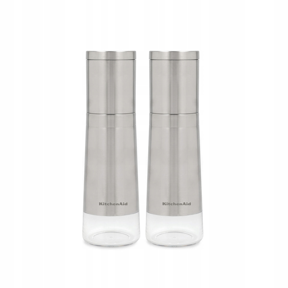 Set of 2 salt and pepper grinders with ceramic mechanism KitchenAid