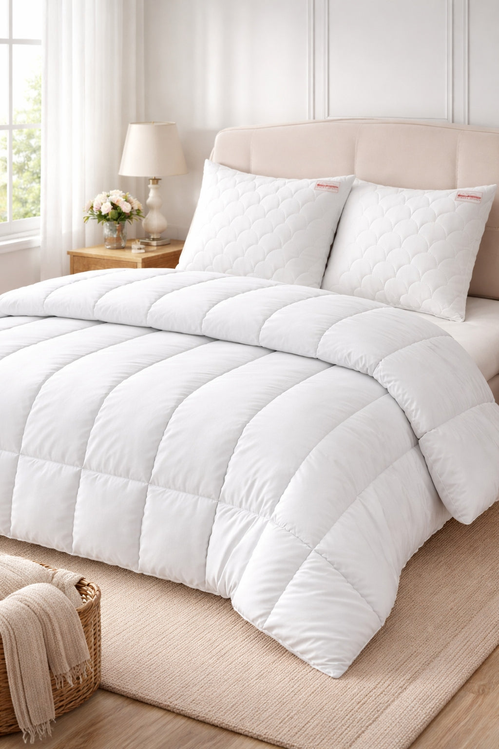 Set of 2in1 All-season quilt 160x200 + pillow 70x80 ANTI-ALLERGIC PL Brand Strefa Spania
