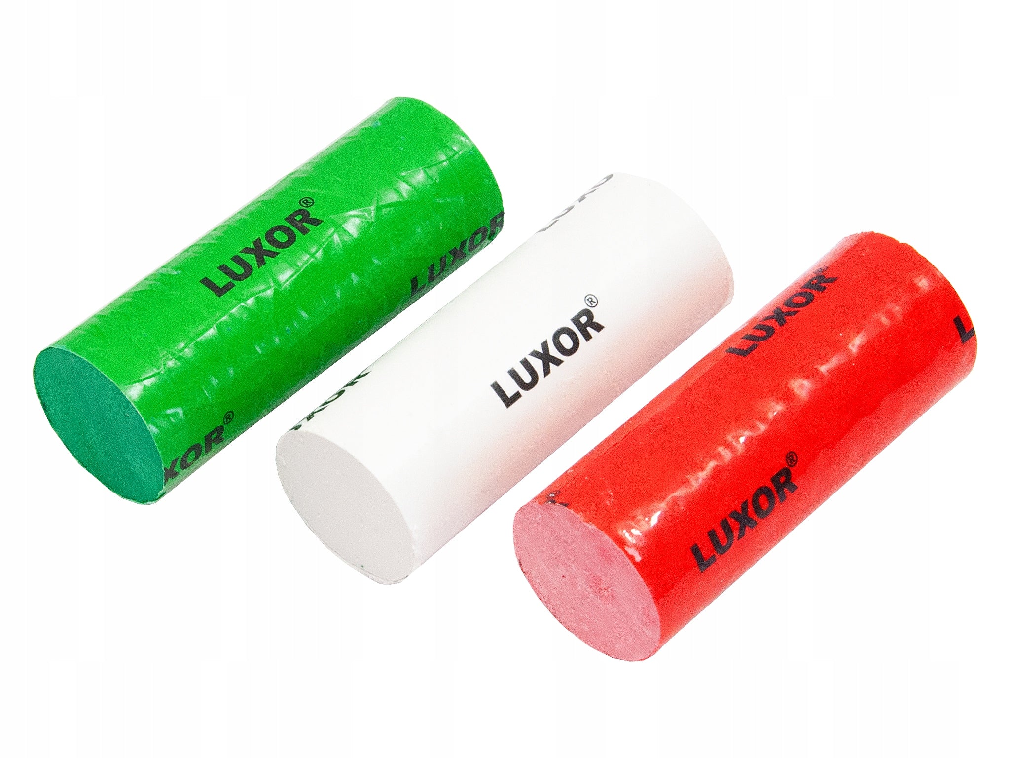 Set of 3 LUXOR polishing pastes - white paste, red paste, green paste