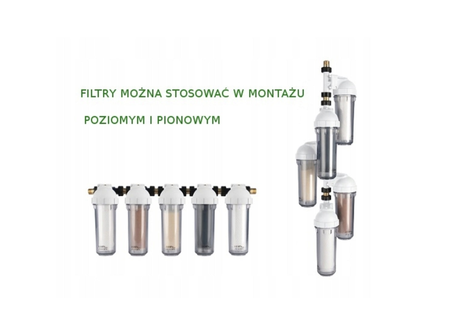 Set of 3 filters EKO DAFI: resin, carbon, polypropylene 25 µm Model Eko
