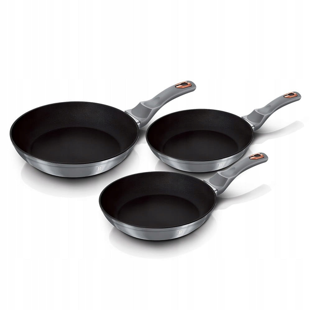 Set of 3 granite pans 20/24/28CM Berlinger