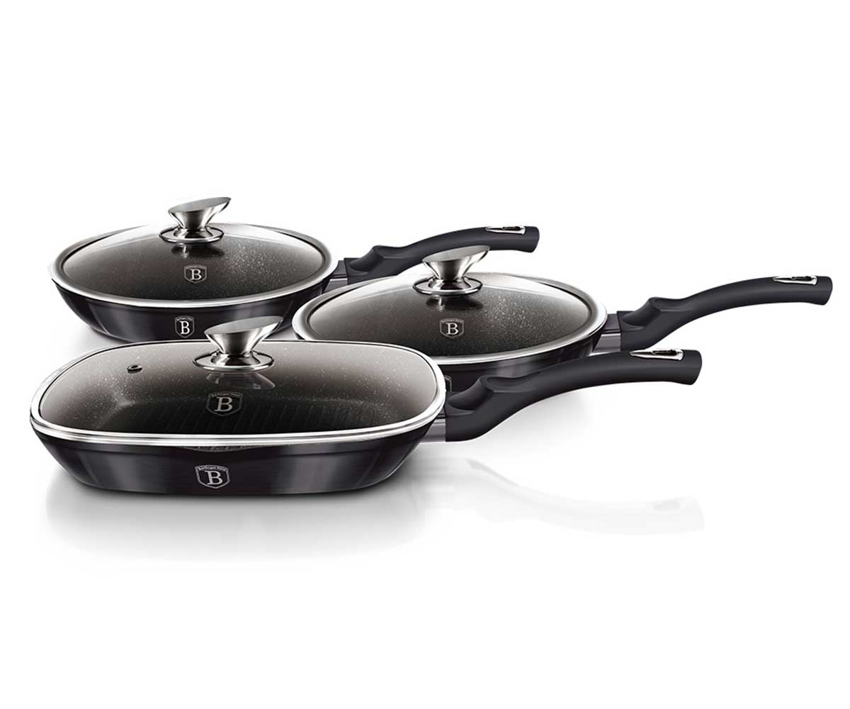 Set of 3 induction pans Berlinger Haus BH-6923 Manufacturer code BH-6923