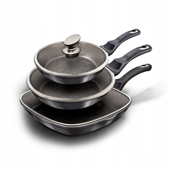 Set of 3 induction pans Berlinger Haus BH-6923
