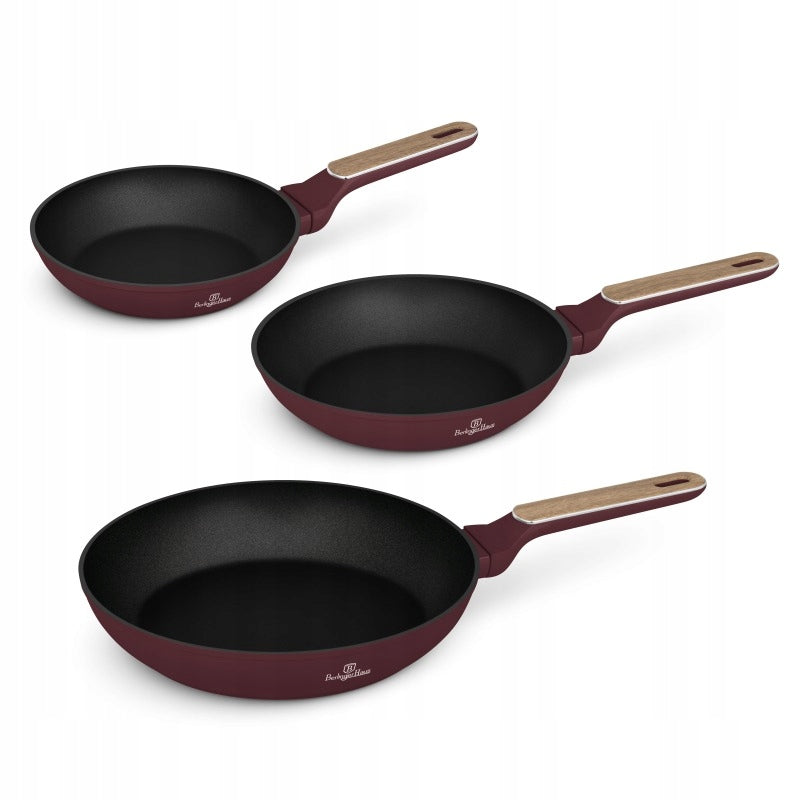 Set of 3 pans, BerlingerHaus BH-8303 Leonardo Nordic Collection