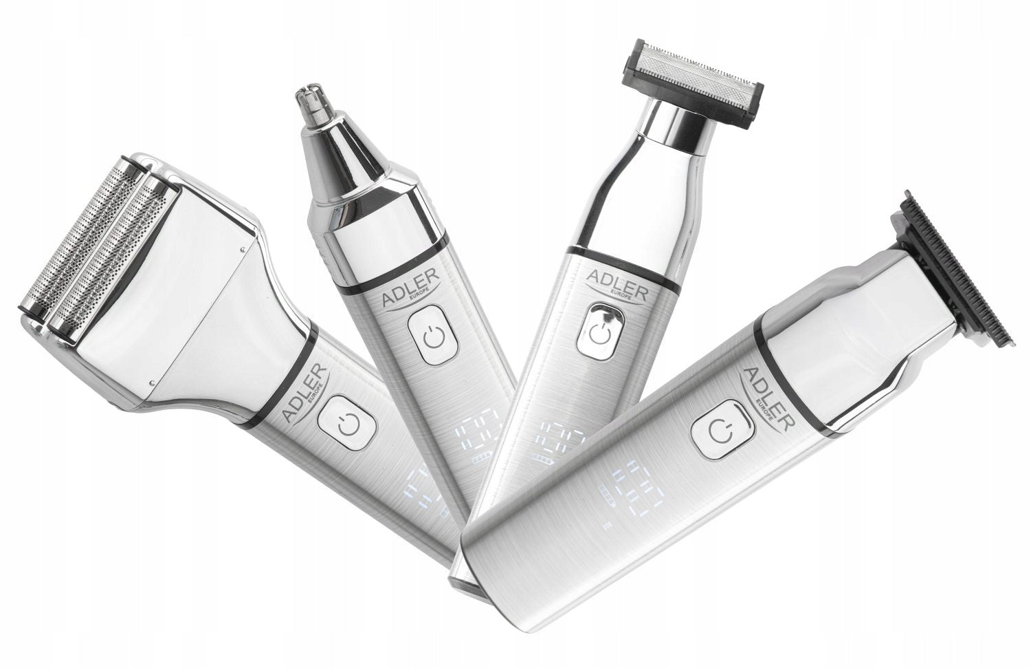 Set of 4in1 Foil Shaver Nose and Ear Beard Trimmer Wet and Dry LED Manufacturer code ad_2950