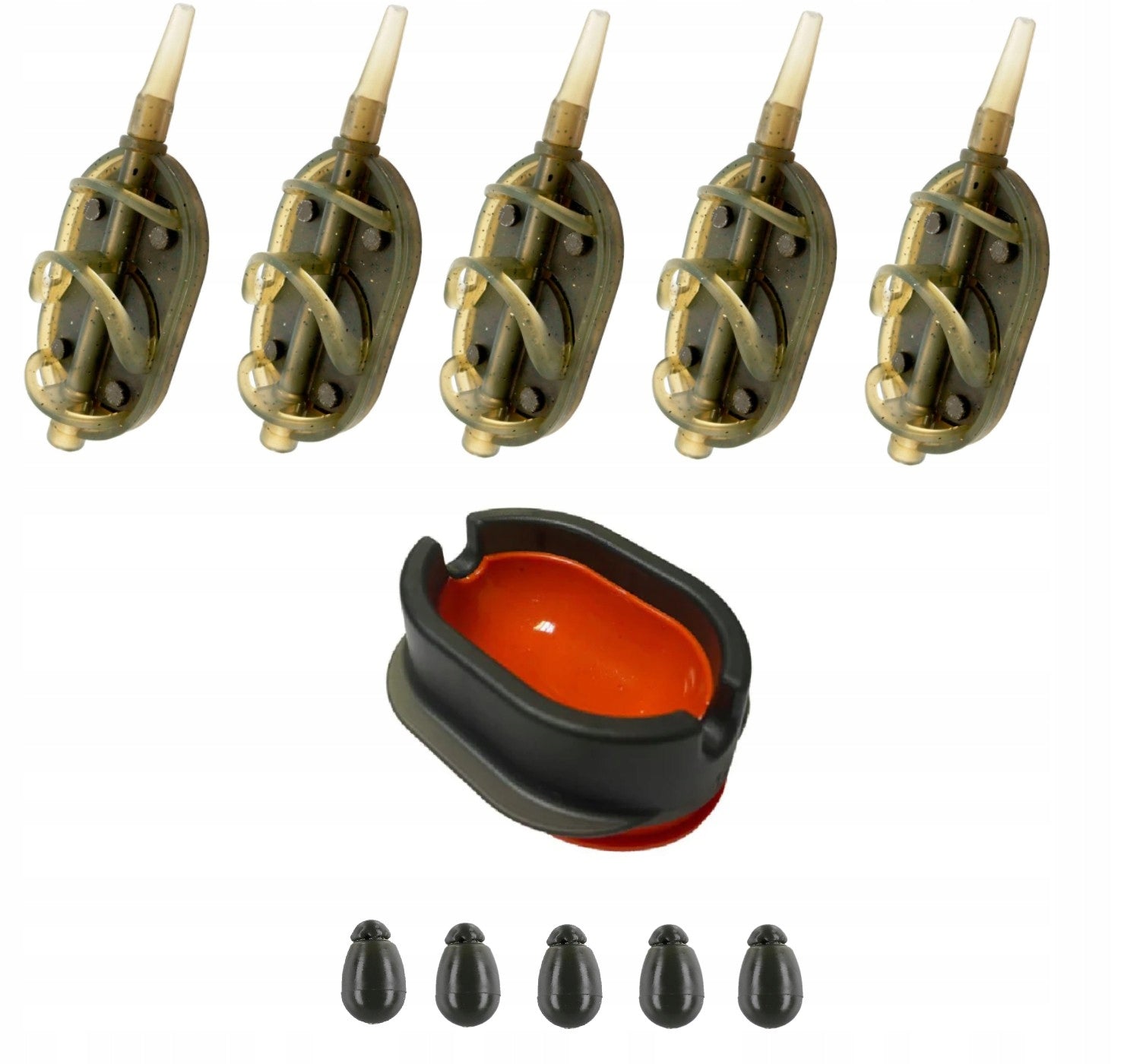 Set of 5 Arc 30g Basket Feeders + ARC Mold + Quick Couplers