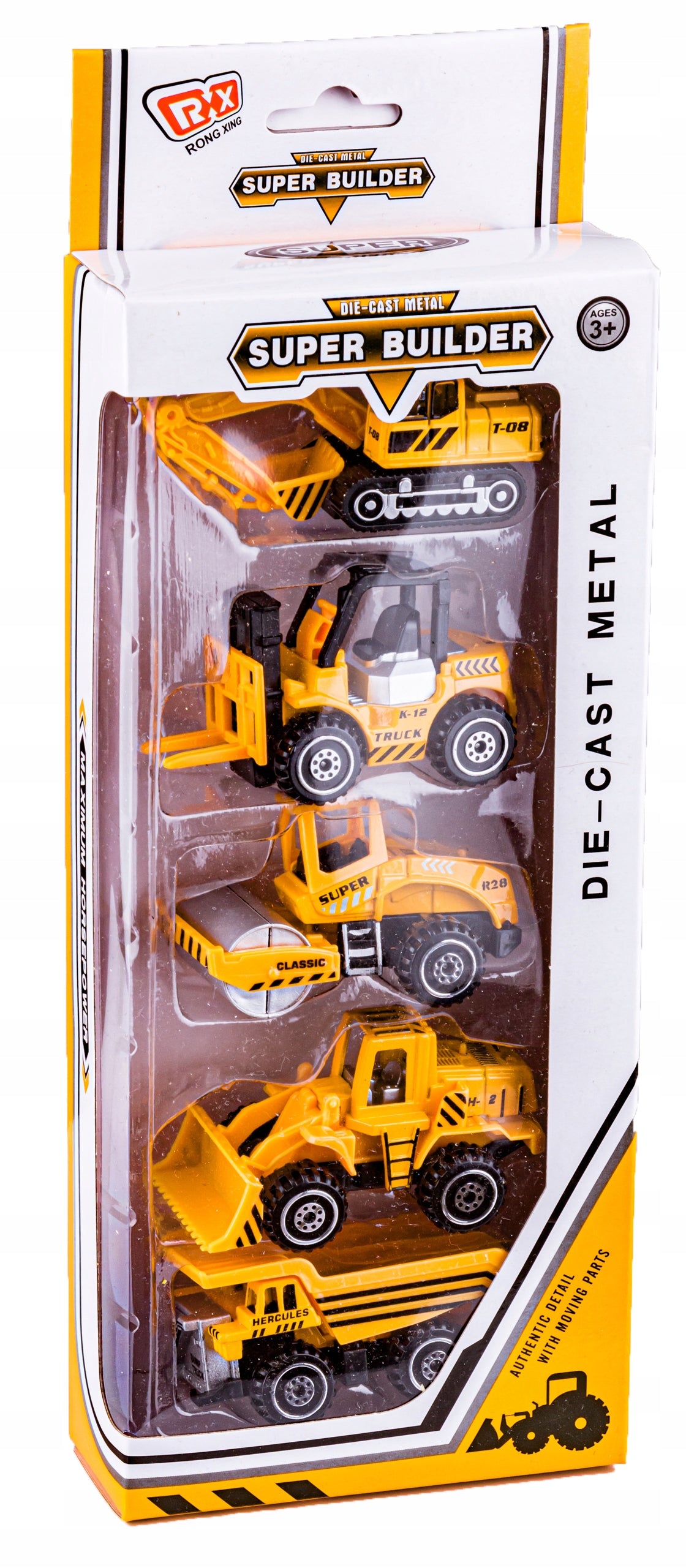 Set of 5 Construction Vehicles Metal Construction Vehicles Cars Resoraki EAN (GTIN) 5904659089834