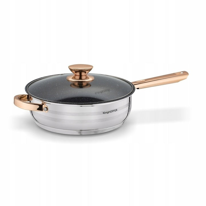 Puodų rinkinys Konighoffer, Bari Rose Gold 12dalių