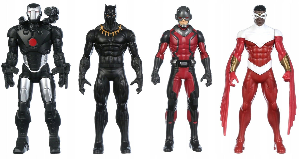 Set of 8 figures AVENGERS MARVEL HASBRO E4552 HULK SPIDERMAN FALCON ANTMAN Manufacturer code E4252
