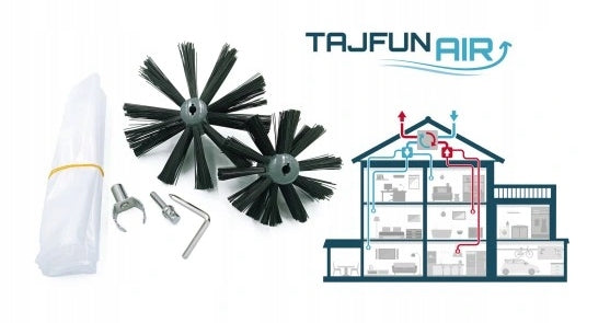 Set of Cleaning Brush for Ventilation and Recuperation Typhoonir 7,2m Kind other