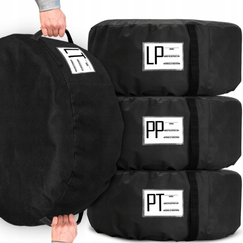 Set of Covers Agmi for Wheels and Tires 13-16 Cali Set of 4 Pieces Handles