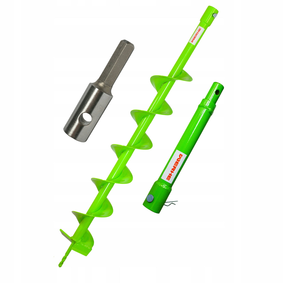 Set of Drill Bit for Soil 100 mm D with HEX adapter and extension 200 mm
