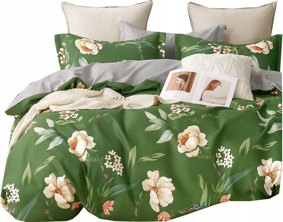 Set of FLANNEL BEDDING 160x200 flannel cotton double-sided thick