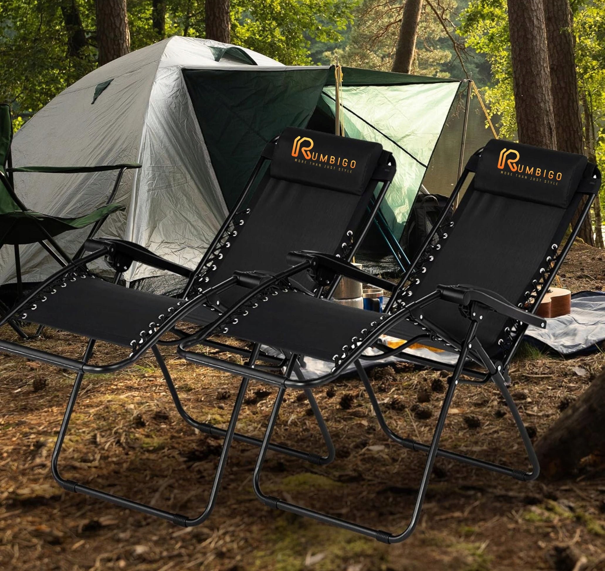Set of Garden Loungers RUMBIGO with Gravity Table Zero Gravity Manufacturer code 29075
