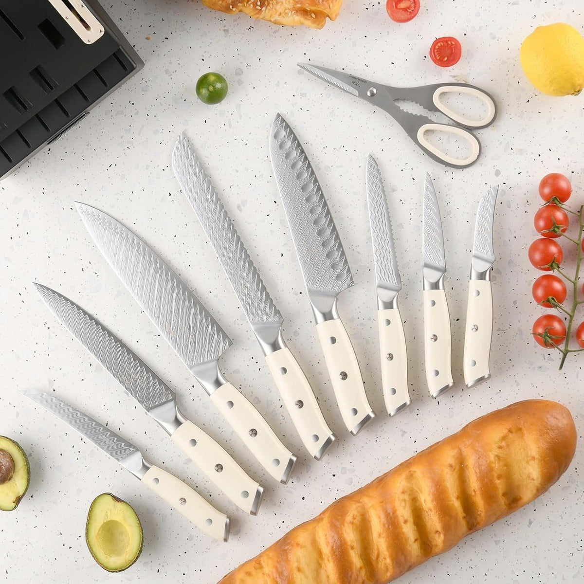 Set of Kitchen Knives Damascus Steel VG10 67 Layers Sharp For GIFT Manufacturer code 1253573778275