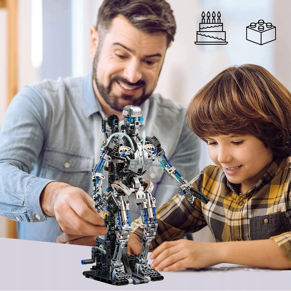 Set of Mechanical Blocks Robot Skeleton 692 parts Learning STEM Fun Brand Bedee