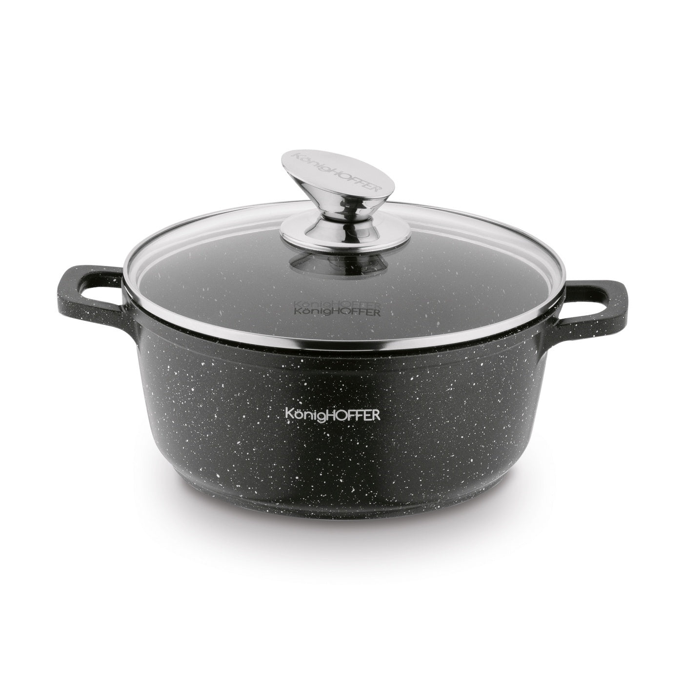 Set of PAN POTS with Lids LARGE + Pads Konighoffer Pollo 16el Packaging status original