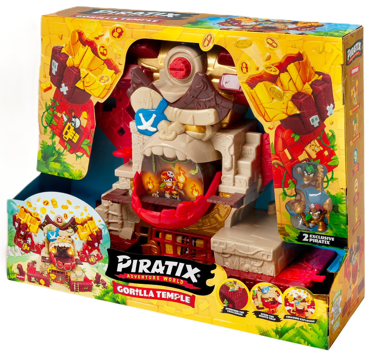 Set of PIRATIX Wild Kingdom Gorilla Temple PPXSP112IN40 figurines Character/Title Piratix