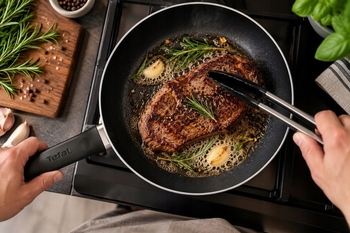 Set of Pans Tefal One Resist Plus Thermo-Spot 2pcs 20 22cm Gas Electricity Manufacturer code TEFALA46393