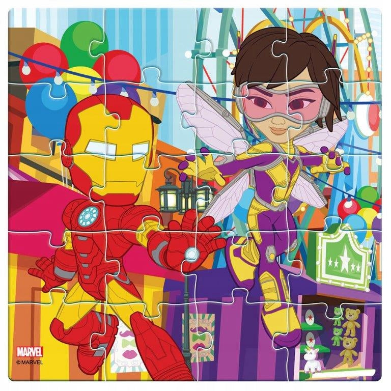 Set of Puzzle Magnetic Spidey and Super-Buddies Marvel 3in1 3x20pcs Brand Diakakis
