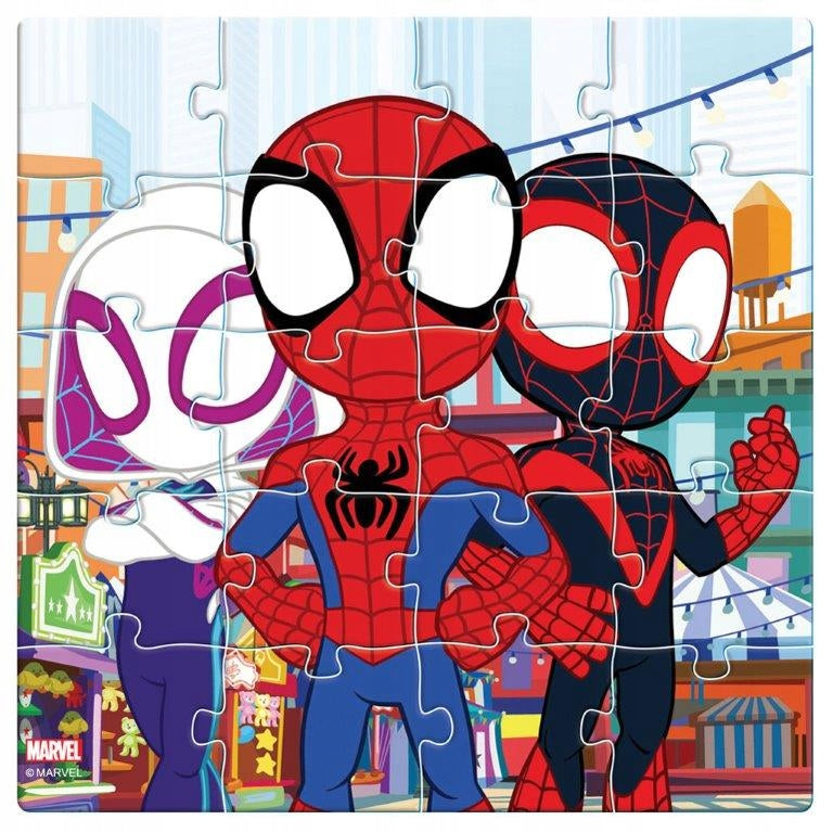 Set of Puzzle Magnetic Spidey and Super-Buddies Marvel 3in1 3x20pcs Number of items 60