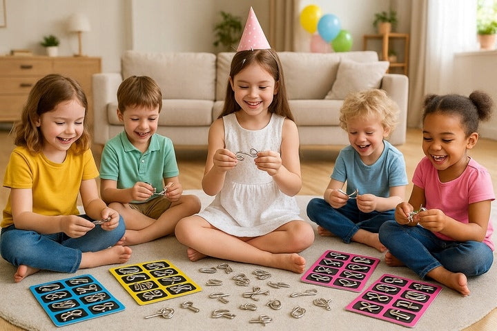 Set of Puzzle Puzzles Metal Puzzles for Children Families XXL 32in1 Packaging status original