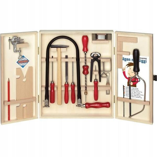 Set of Real Woodworking Tools for Children 19el