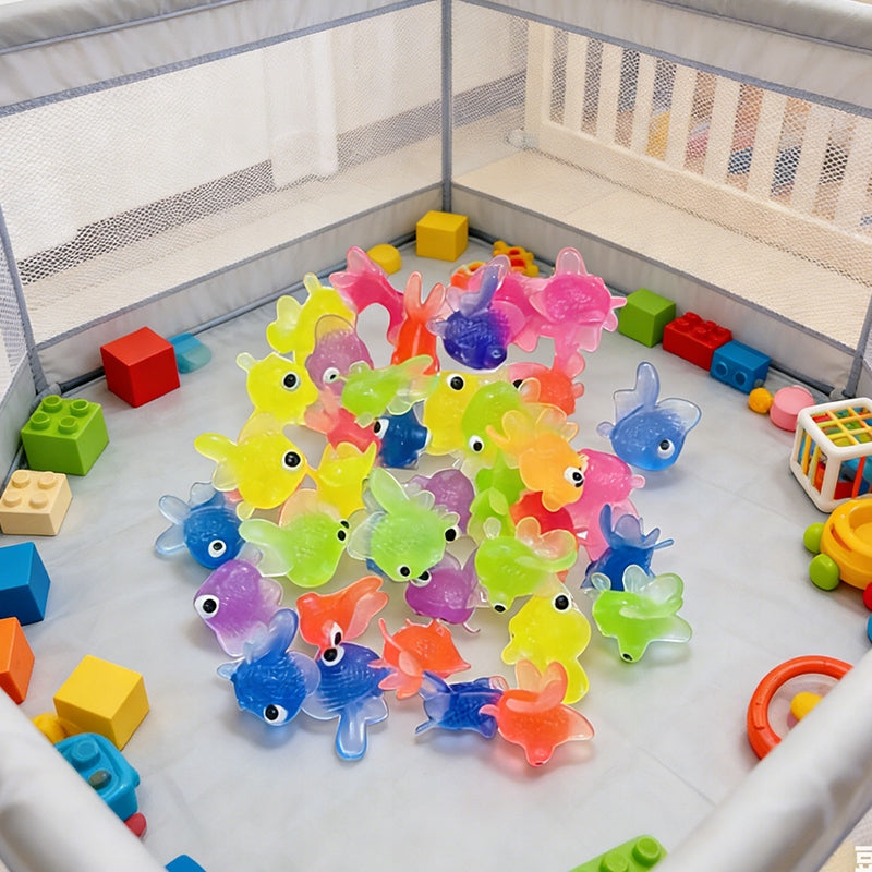Set of Rubber Small Fish 30 Pieces Manufacturer code Uxxu7291