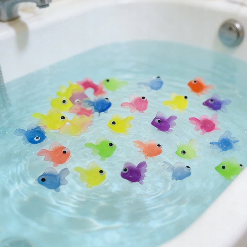 Set of Rubber Small Fish 30 Pieces Packaging status original