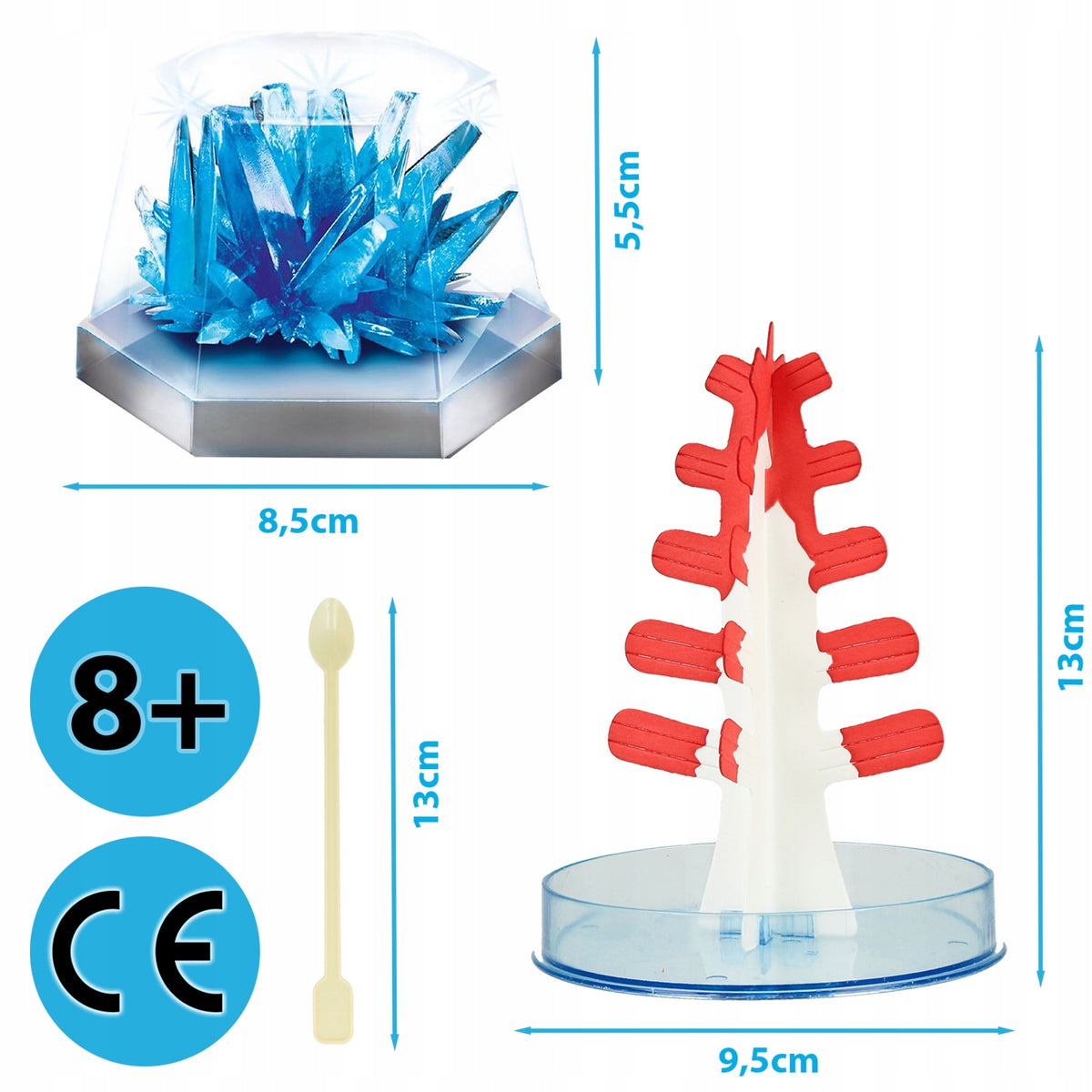 Set of Small Chemist Crystal Breeding 4x Tree Large Crystal Accessories Brand Stator