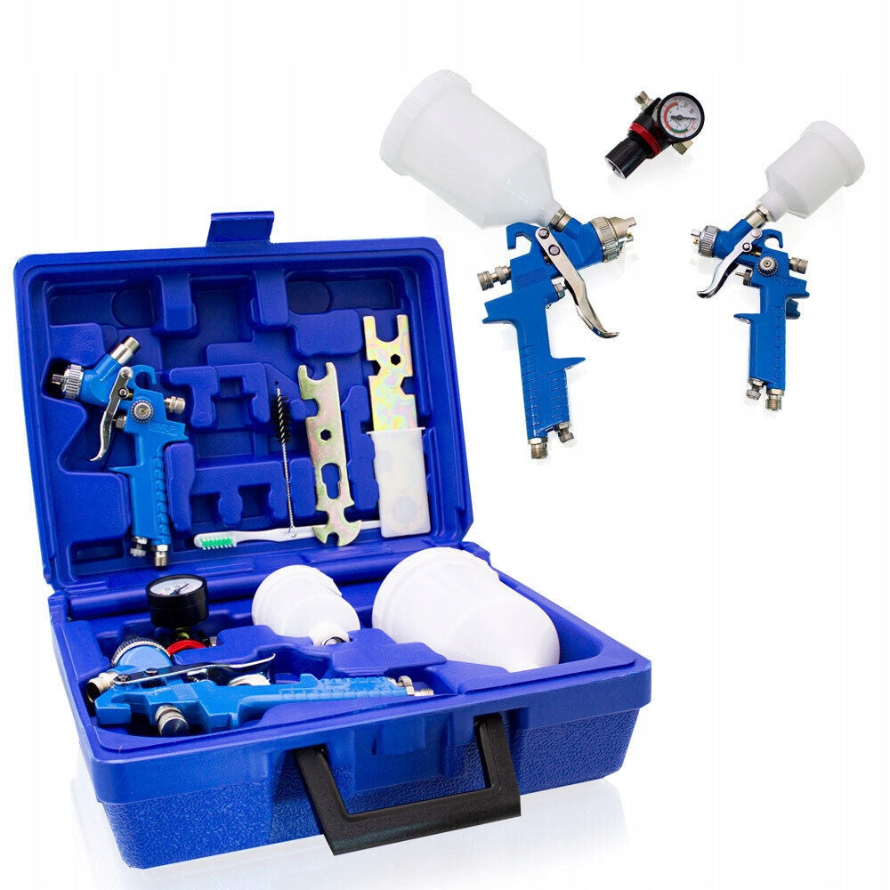 Set of Spray Paint Guns in Case 2pcs
