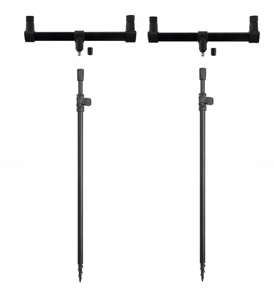 Set of Stands Support for 2 Rods Buzz Bar Stand Rod Pod
