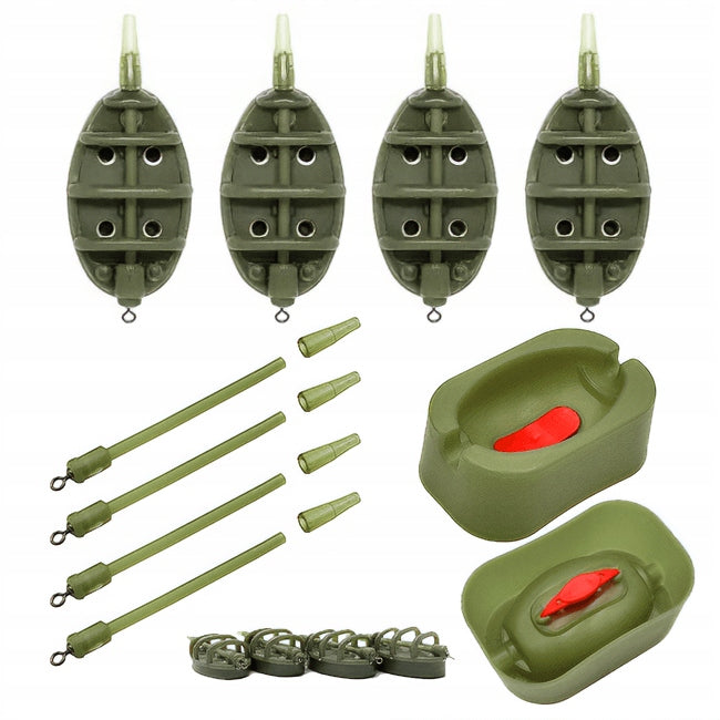 Set of bait baskets METHOD FEEDER Sahido BAIT BASKET BASIC MF 4+1 KARP