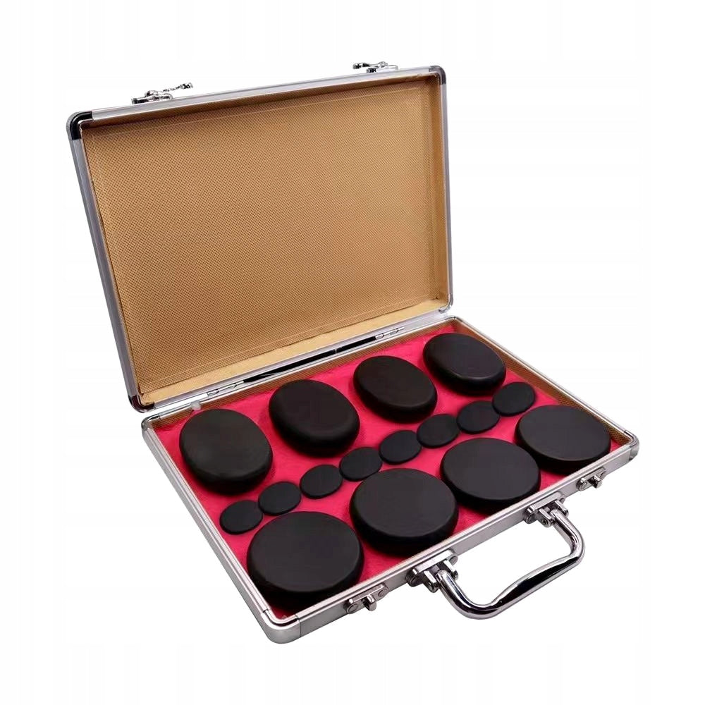 Set of basalt stones for hot stone massage SPA 20 pcs Kind stone