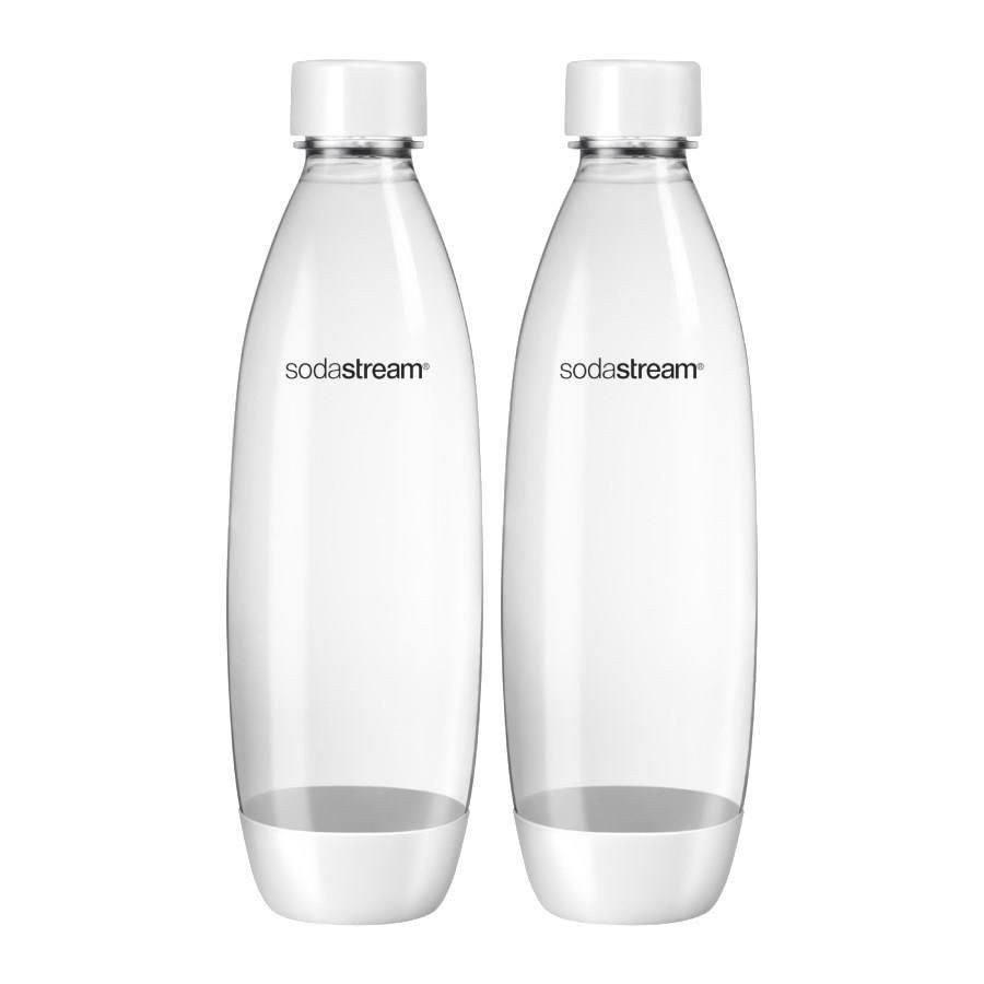 Set of bottles SodaStream Fuse 2x1l white
