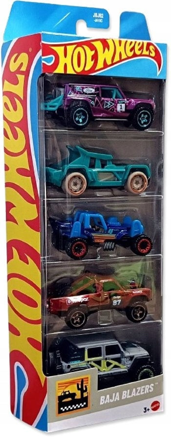Set of cars Hot Wheels BAJA BLAZERS 1:64 5 pcs. GIFT