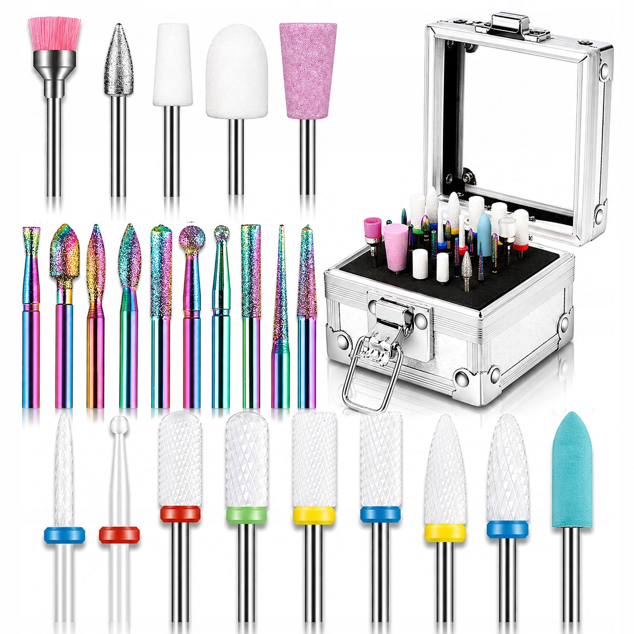 Set of cutters for nail milling machine 24in1 manicure + chest