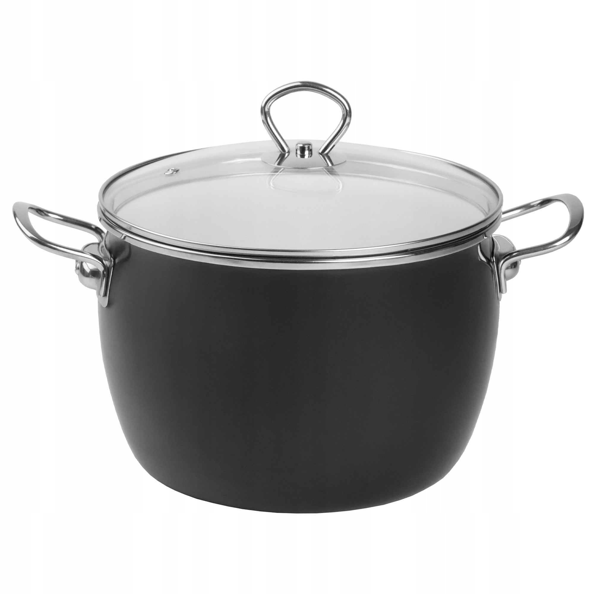 Set of enamel pots 2,3L 3L 4L 5L black INDUCTION GAS MARYNA Manufacturer code 5905155024374