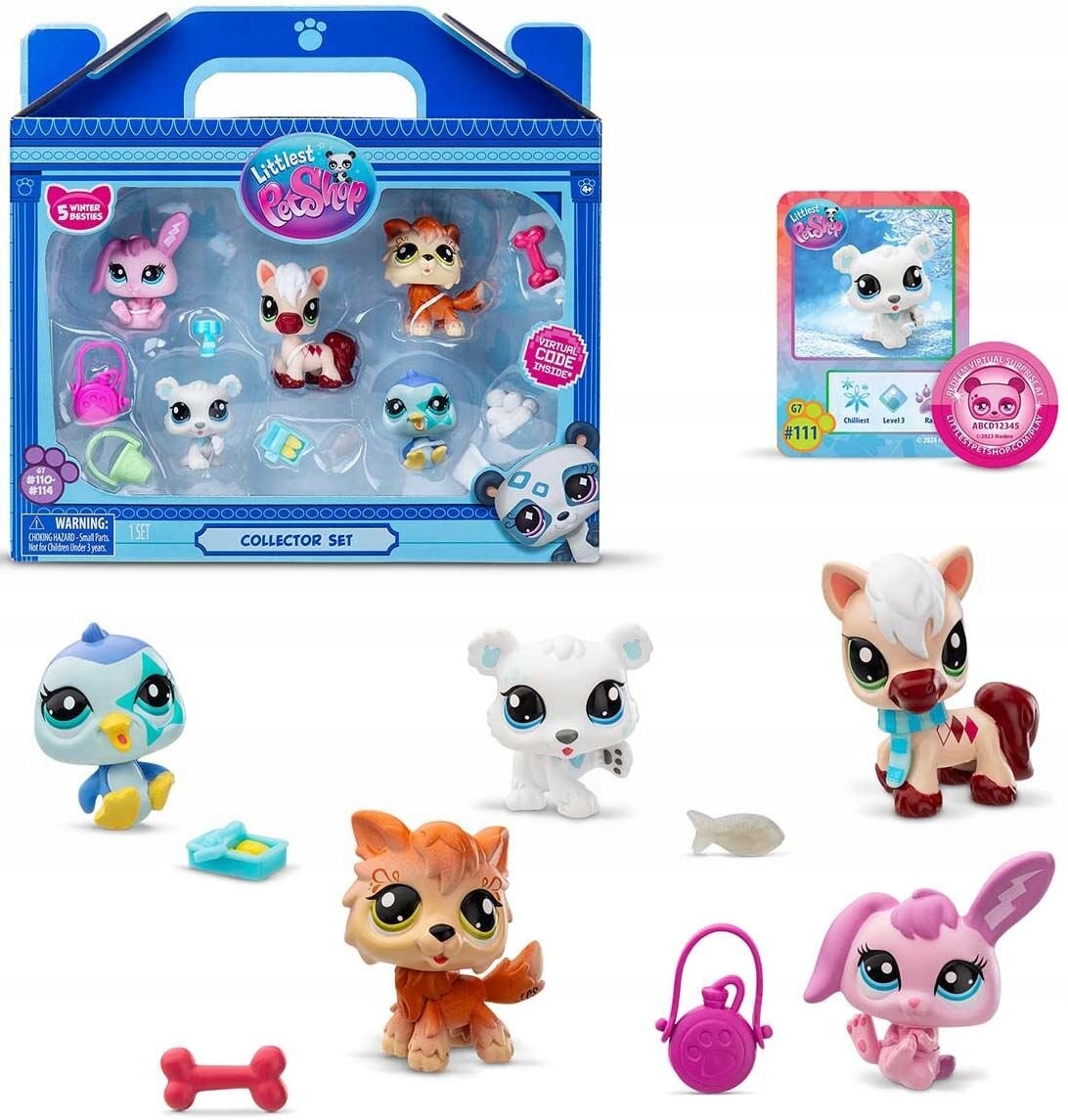 Set of figures LITTLEST PET SHOP Winter theme LPS00573 Gender boys girls