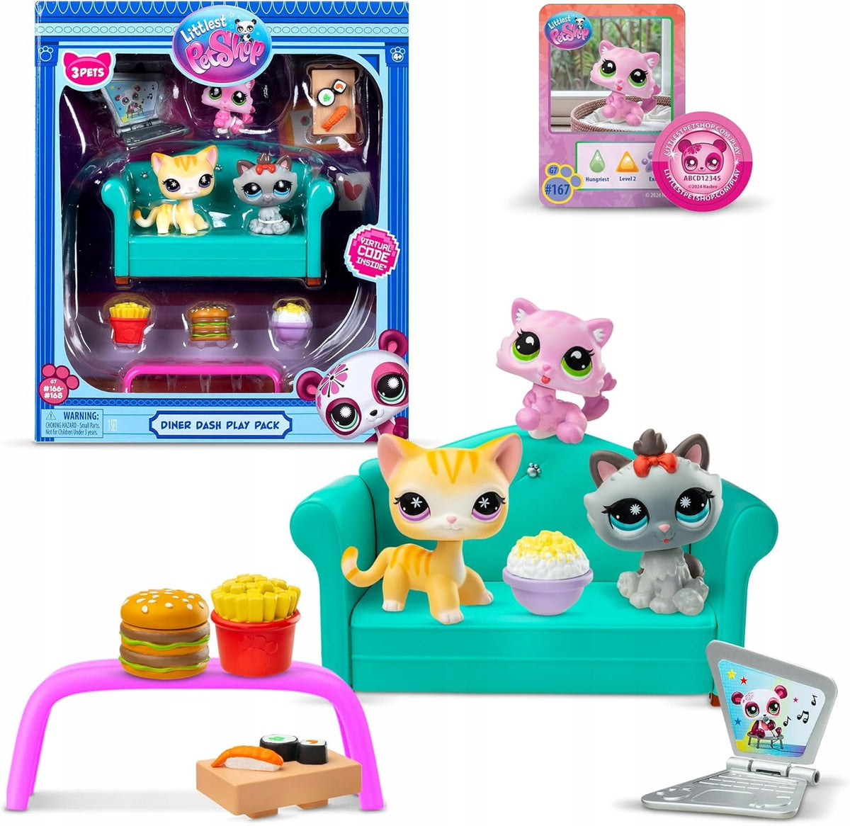 Set of figurines LITTLEST PET SHOP Afternoon tea LPS00636