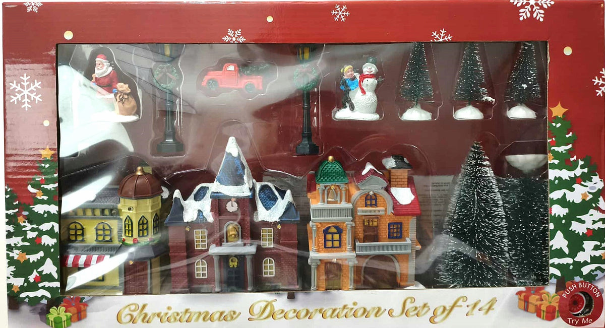 Set of figurines and Christmas houses Manufacturer code 3206726