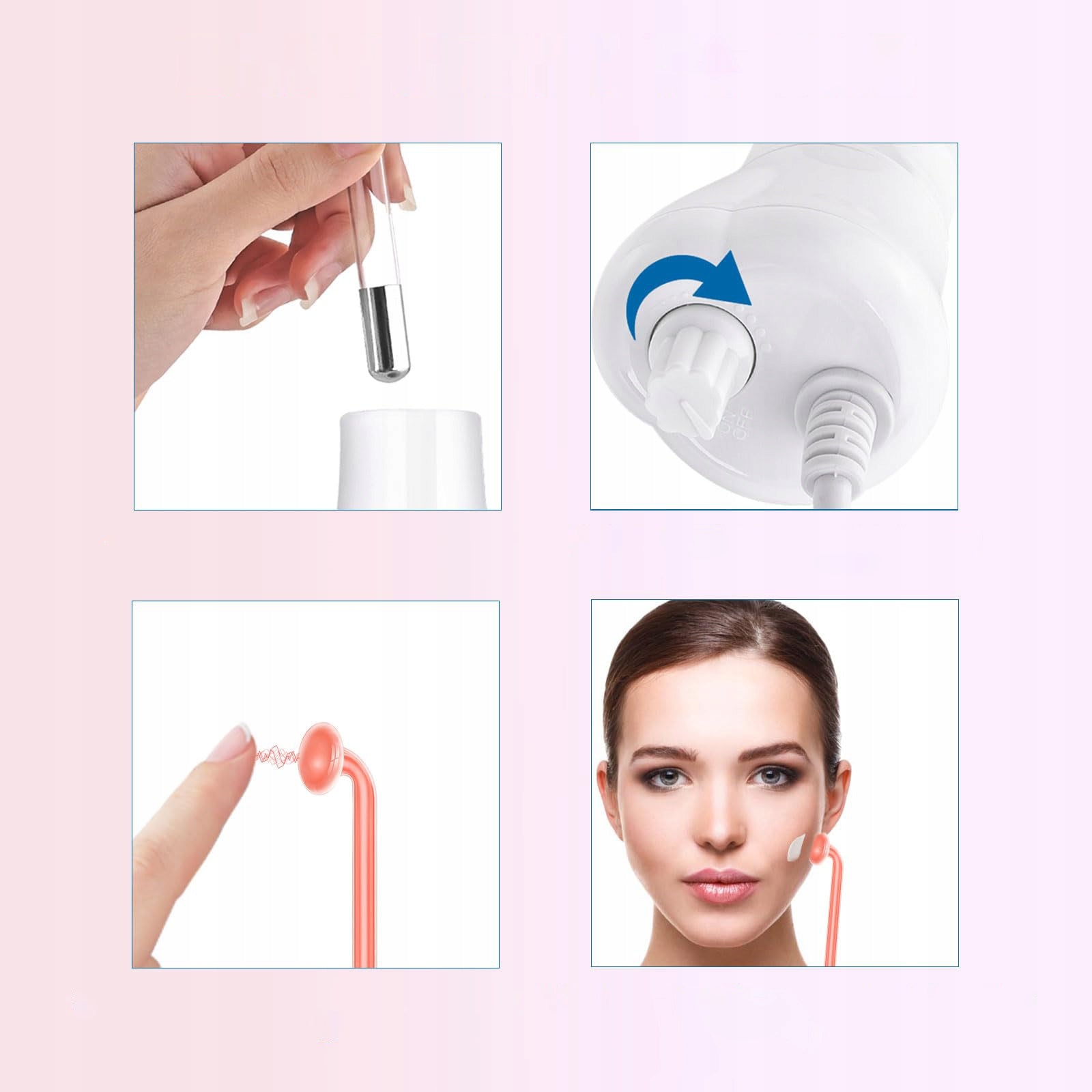 Set of five Beauty Instrument electrotherapy devices Brand no brand
