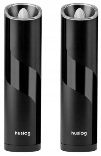 Set of gravity grinders salt pepper black Manufacturer code Zestaw młynków grawitacyjnych do kawy Huslog