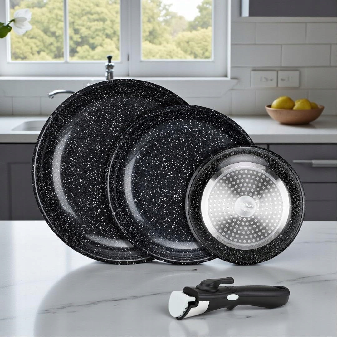 Set of induction pans EliteHoff with detachable handle, 20/24/28 cm Manufacturer code 7919