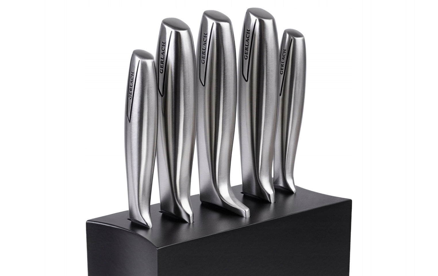 Set of knives in block Gerlach Modern 5 pcs. in black block Brand Gerlach