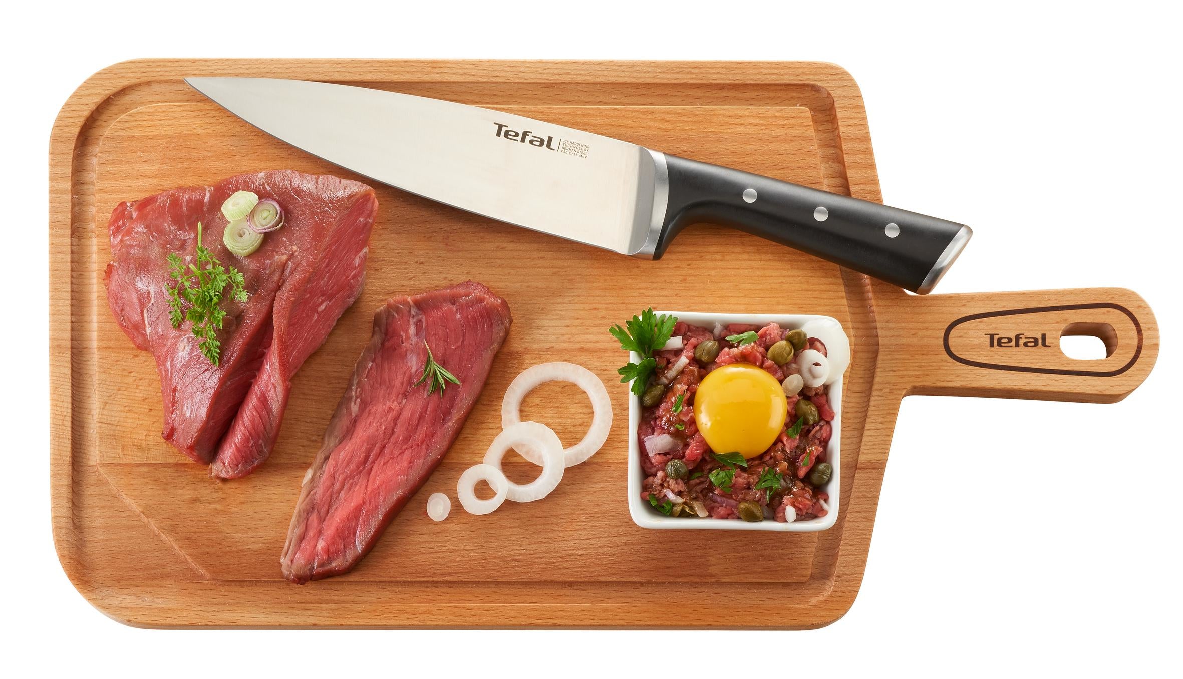 Set of knives in block Tefal Ice Force 5 pcs. Packaging status original
