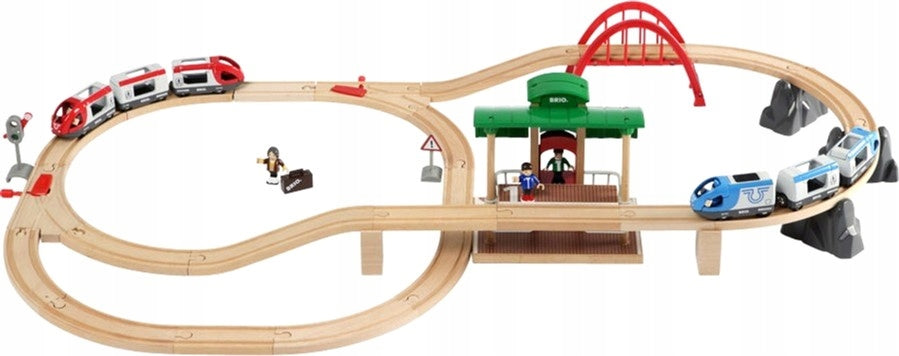 Set of large passenger trains Brio World